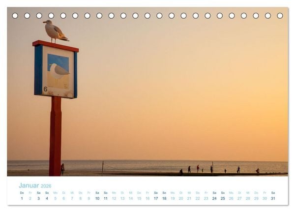 Produktbild: Moin Borkum (Tischkalender 2026 DIN A5 quer), CALVENDO Monatskalender