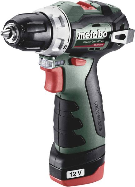 Metabo PowerMaxx BS BL 601721500 Akku-Bohrschrauber 12V 2Ah Li-Ion inkl. 2. Akku