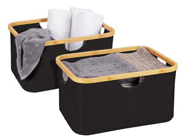 Produktbild: Korb Mod. Ecori, 2er Set, Textilien aus 100 % recyceltem Polyester