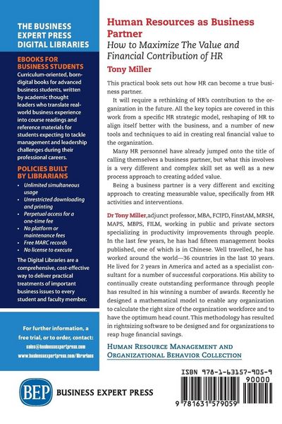 Produktbild: Human Resources As Business Partner