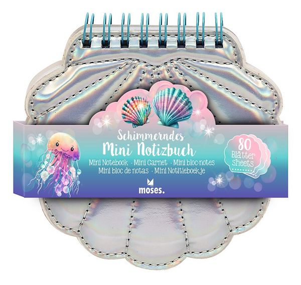 Produktbild: Schimmerndes Mini-Notizbuch