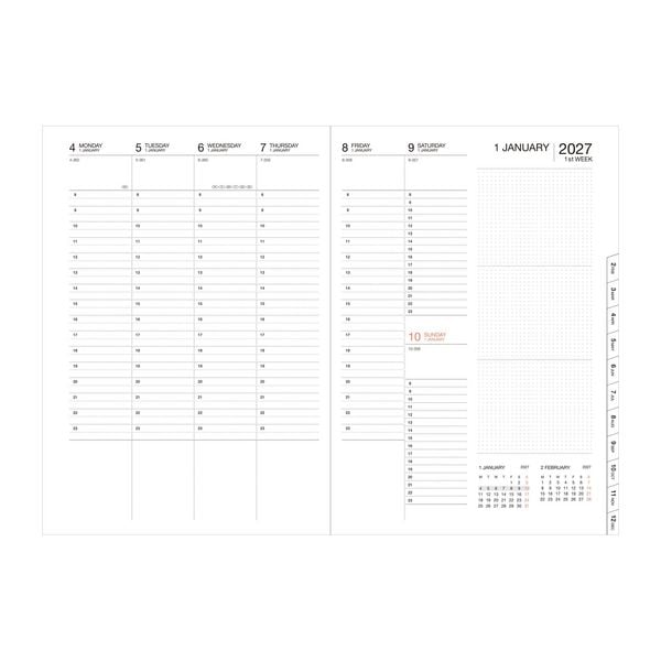 Produktbild: MARK'S 2026/27 Diary A5 Japan / Birds // Green