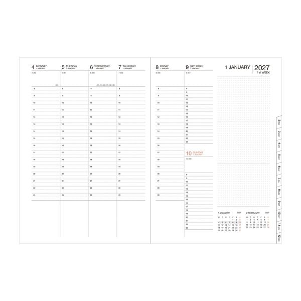 Produktbild: MARK'S 2026/27 Diary A5 Japan / Birds // Purple