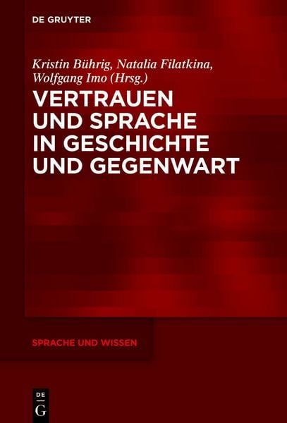 Produktbild: Vertrauen und Sprache in Geschichte und Gegenwart