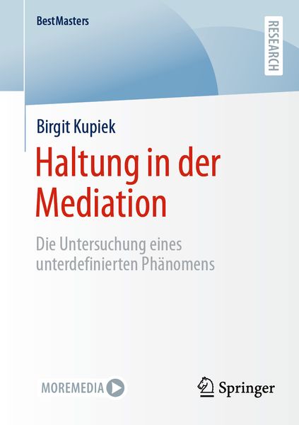 Produktbild: Haltung in der Mediation