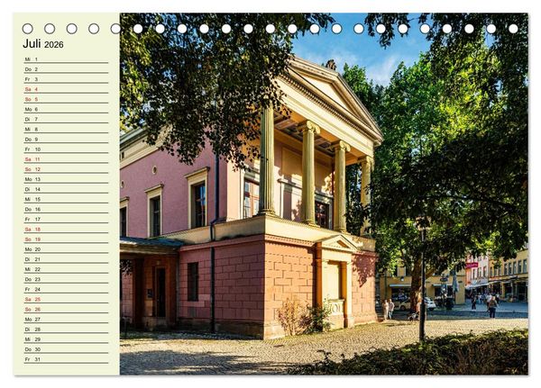 Produktbild: Weimar - Mit Plan durch das Jahr (Tischkalender 2026 DIN A5 quer), CALVENDO Monatskalender