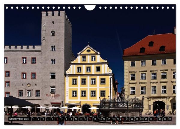 Produktbild: Romantisches Regensburg (Wandkalender 2026 DIN A4 quer), CALVENDO Monatskalender