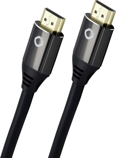 Oehlbach HDMI Anschlusskabel HDMI-A Stecker, HDMI-A Stecker 1.50 m Schwarz D1C92492 Ultra HD (8K) HDMI-Kabel