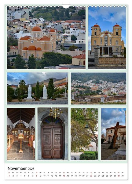 Produktbild: Kreta - Historische St&auml;dte und Bilderbuchd&ouml;rfer (Wandkalender 2026 DIN A3 hoch), CALVENDO Monatskalender