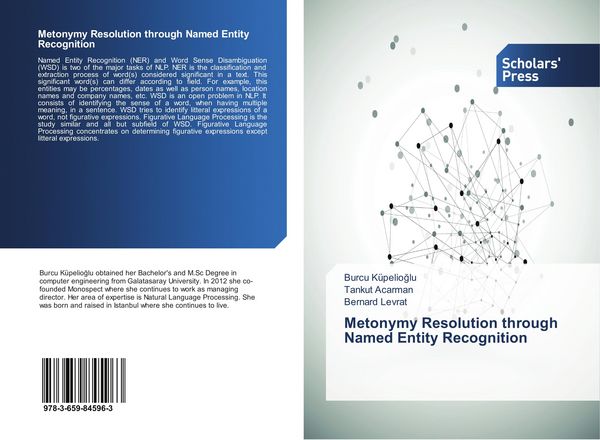 Produktbild: Metonymy Resolution through Named Entity Recognition
