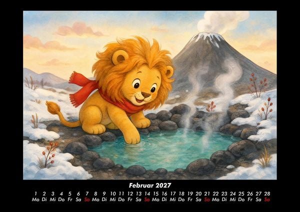 Produktbild: Buschis gro&szlig;es Vulkan-Abenteuer 2027 Fotokalender DIN A3