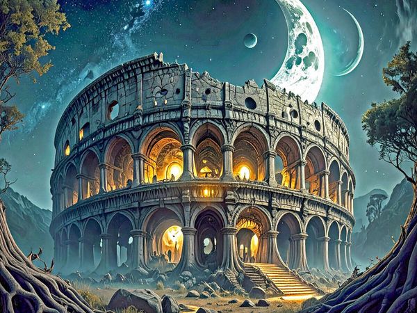 Produktbild: CALVENDO Puzzle Das Amphitheater der Aeon-Auen | 1000 Teile Lege-Gr&ouml;&szlig;e 64x48cm Foto-Puzzle f&uuml;r gl&uuml;ckliche Stunden