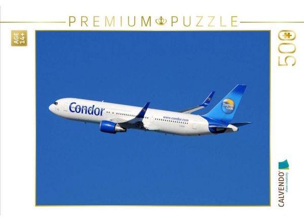 CALVENDO Puzzle Condor Boeing 767-300ER | 500 Teile Lege-Größe 48 × 36 cm Foto-Puzzle für Erwachsene