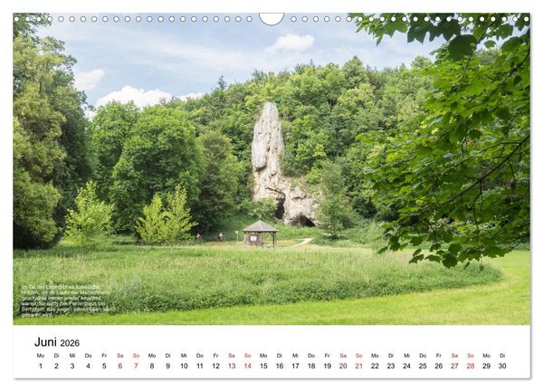 Produktbild: Das Lonetal - Wiege der menschlichen Kunst (Wandkalender 2026 DIN A3 quer), CALVENDO Monatskalender
