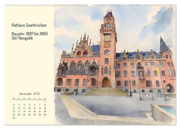 Produktbild: Prunkvolle deutsche Rath&auml;user (Wandkalender 2026 DIN A2 quer), CALVENDO Monatskalender