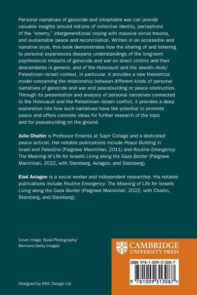 Produktbild: Striving for Peace through Personal Narratives of Genocide and War
