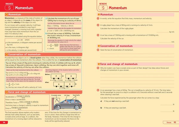 Produktbild: AQA GCSE 9-1 Physics Organise and Retrieve Your Knowledge