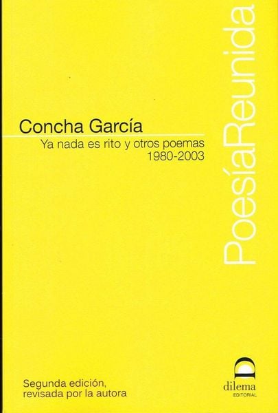 Produktbild: Ya nada es rito y otros poemas : 1980-2003