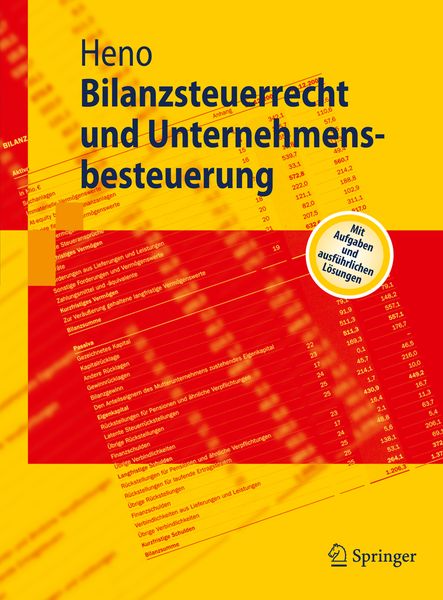 Produktbild: Bilanzsteuerrecht und Unternehmensbesteuerung