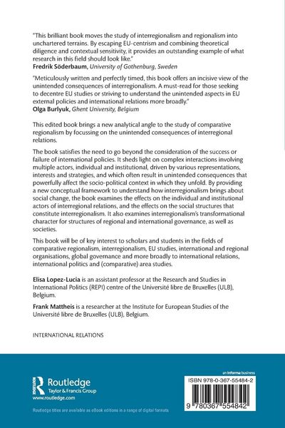 Produktbild: The Unintended Consequences of Interregionalism
