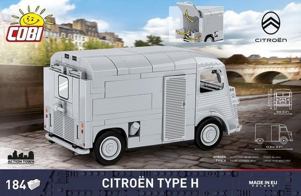 Produktbild: COBI 24631 - Citroen Type H, Bausatz 1:35, 184 Klemmbausteine