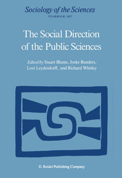 Produktbild: The Social Direction of the Public Sciences