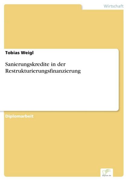 Produktbild: Sanierungskredite in der Restrukturierungsfinanzierung