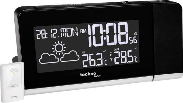 Produktbild: Techno Line Technoline WT 539 Funk Wecker digital Schwarz