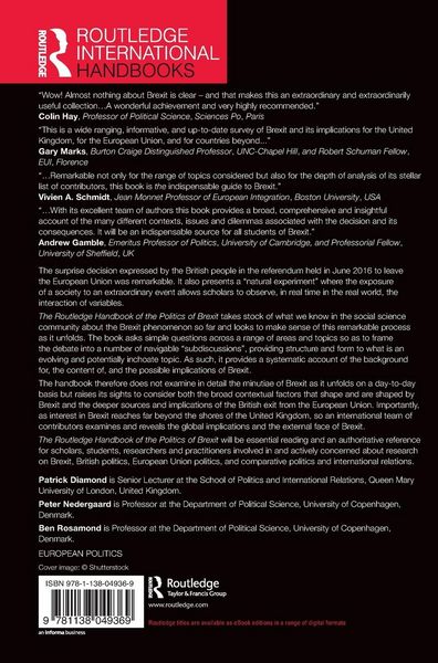 Produktbild: The Routledge Handbook of the Politics of Brexit