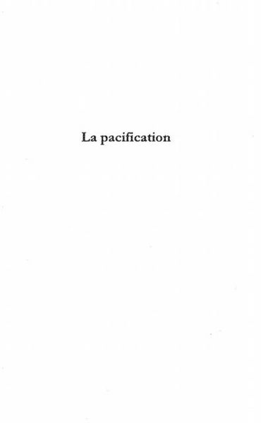 Produktbild: La Pacification