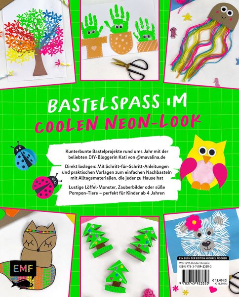Produktbild: Mein NEON-Bastelbuch &ndash; von Bastel- und DIY-Bloggerin Mavalina
