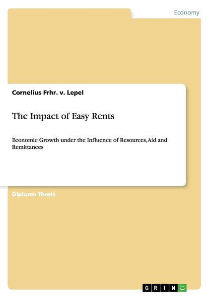 Produktbild: The Impact of Easy Rents