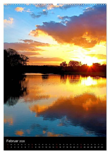 Produktbild: Gespiegelte Natur (Wandkalender 2026 DIN A2 hoch), CALVENDO Monatskalender