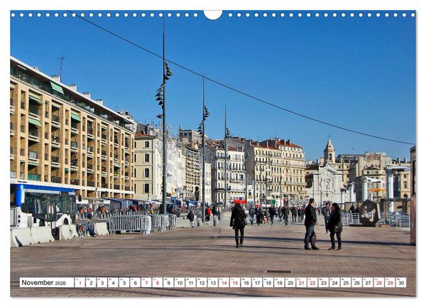 Produktbild: Marseille vom Frankfurter Taxifahrer Petrus Bodenstaff (Wandkalender 2026 DIN A3 quer), CALVENDO Monatskalender