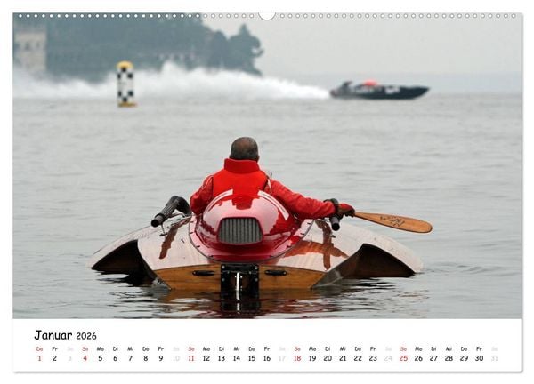 Produktbild: Offshore Powerboats (hochwertiger Premium Wandkalender 2026 DIN A2 quer), Kunstdruck in Hochglanz