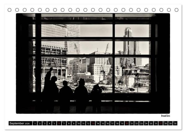 Produktbild: Manhattan Memories - Erinnerungen an New York (Tischkalender 2026 DIN A5 quer), CALVENDO Monatskalender