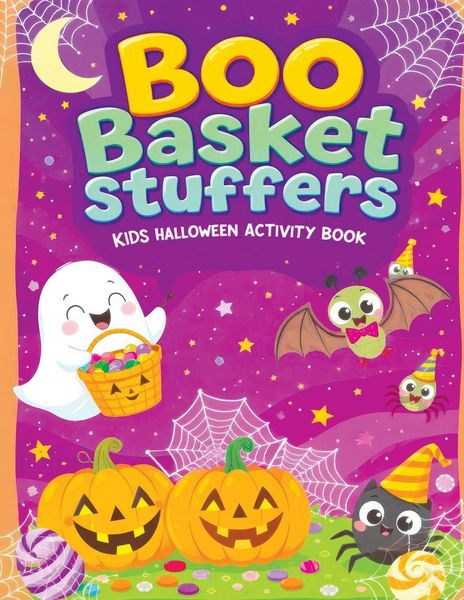 Produktbild: Boo Basket Stuffers for Kids - Halloween Activity Book