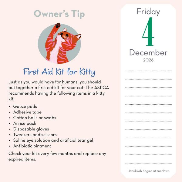 Produktbild: Cat Trivia Page-A-Day(r) Calendar 2026