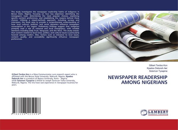 Produktbild: NEWSPAPER READERSHIP AMONG NIGERIANS