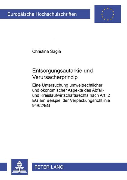 Produktbild: Entsorgungsautarkie und Verursacherprinzip