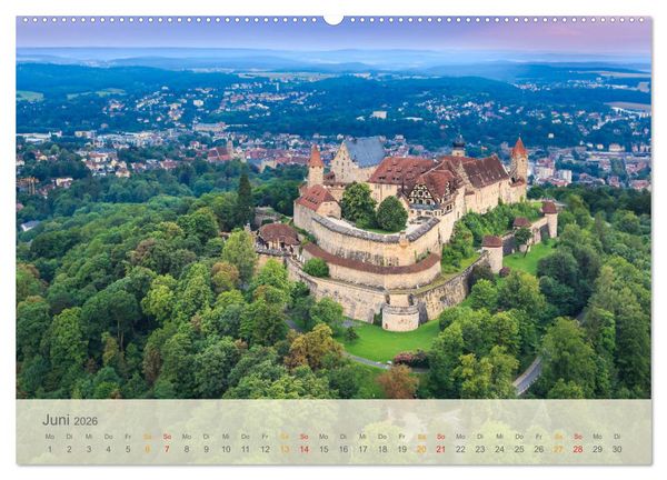 Produktbild: Coburg - oberfr&auml;nkisches Juwel (Wandkalender 2026 DIN A2 quer), CALVENDO Monatskalender