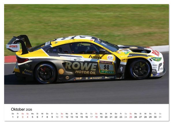 Produktbild: Bayerische Motoren Werke im Motorsport (Wandkalender 2026 DIN A3 quer), CALVENDO Monatskalender