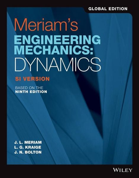 Produktbild: Bolton, J: Engineering Mechanics - Dynamics, Ninth Edition S