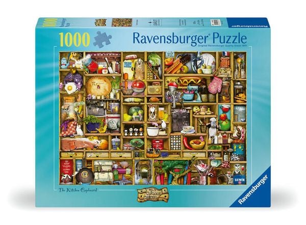 Erwachsenenpuzzle 1000 Teile - Colin Thompson: Kurioses Küchenregal