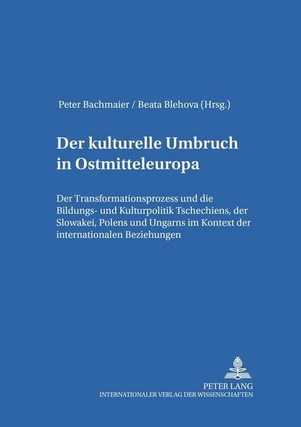 Produktbild: Der kulturelle Umbruch in Ostmitteleuropa