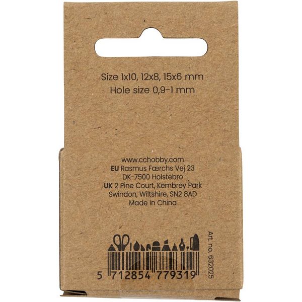 Produktbild: Creativ Company Achat Steinperlen, Gr&ouml;&szlig;e 1x10, 12x8, 15x6 mm, Lochgr&ouml;&szlig;e 0,9-1 mm, Beige, Rosa, 28 Stk