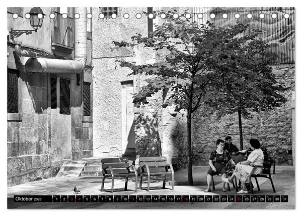 Produktbild: Streetlife Barcelona (Tischkalender 2026 DIN A5 quer), CALVENDO Monatskalender