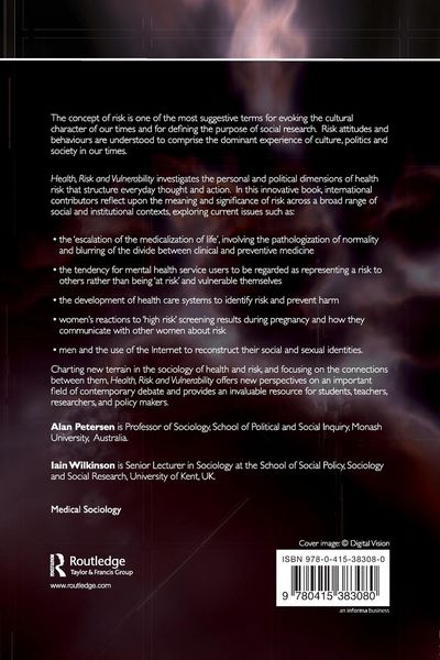 Produktbild: Health, Risk and Vulnerability
