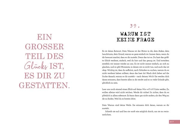 Produktbild: Der geile Schei&szlig; vom Gl&uuml;cklichsein &ndash; Mein Buch. Mein Leben.