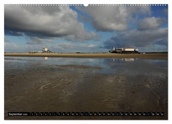 Produktbild: St. Peter Ording (hochwertiger Premium Wandkalender 2026 DIN A2 quer), Kunstdruck in Hochglanz